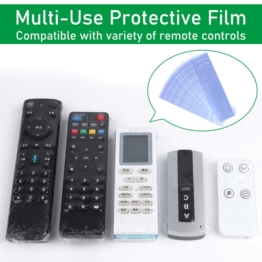 100Pcs Shrink Wrap Bags For Remote Control Pvc Heat Shrink Wrap Bags Transparent Heat-Resistant Ductile High Shrinkage Packaging