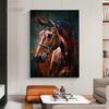 Animal Horse Beautiful Posters and Prints Abstract Canvas Painting Horse Wall Art Pictures for Home Living Room Decoration