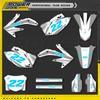 PowerZone Custom Graphics Backgrounds Decals Stickers Kits For HONDA CRF450 2005 2006 2007 2008 Motocycle Name Number 028