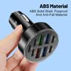 10-Ports Usb Type-C Car Phone Charger For Truck Vehicles Usb-C Fast Charging Power Adapter For Iphone For Samsung Huawei Xiaomi
