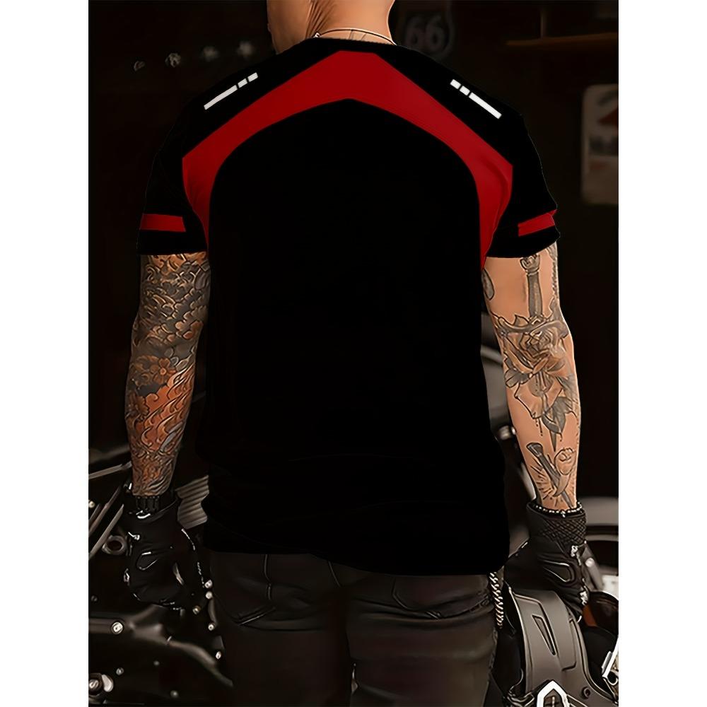 3D Digital Printed Short Sleeved T-shirt Round Neck Fashionable Short Sleeved Top