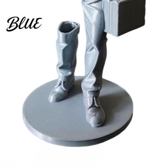 Artistic Office Figure 3D Printed Working Person Figurine with Briefcase, Modern Abstract Art Ornament Briefcase for Desktop Bookshelf Decor,