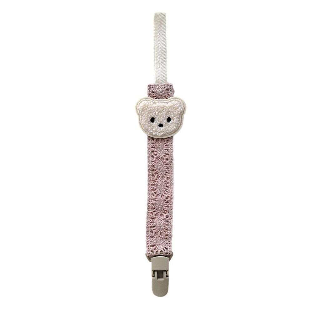 Catena Porta-ciuccio Orsetto Carino Cartone Animato Portatile Anti-caduta Porta-ciuccio Bambino