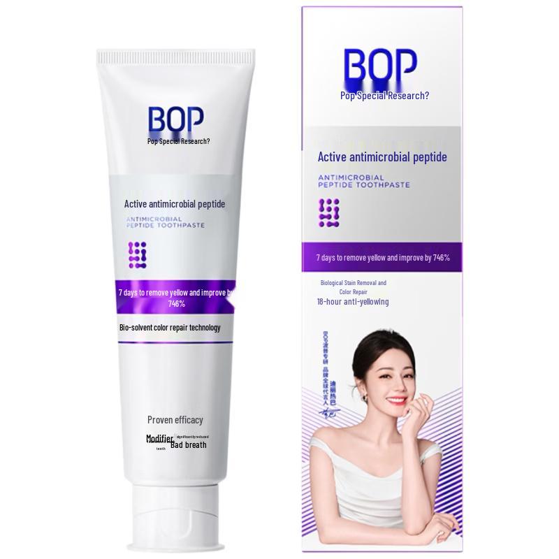 Bop Whitening & Fresh Peach Toothpaste Dental Care Set