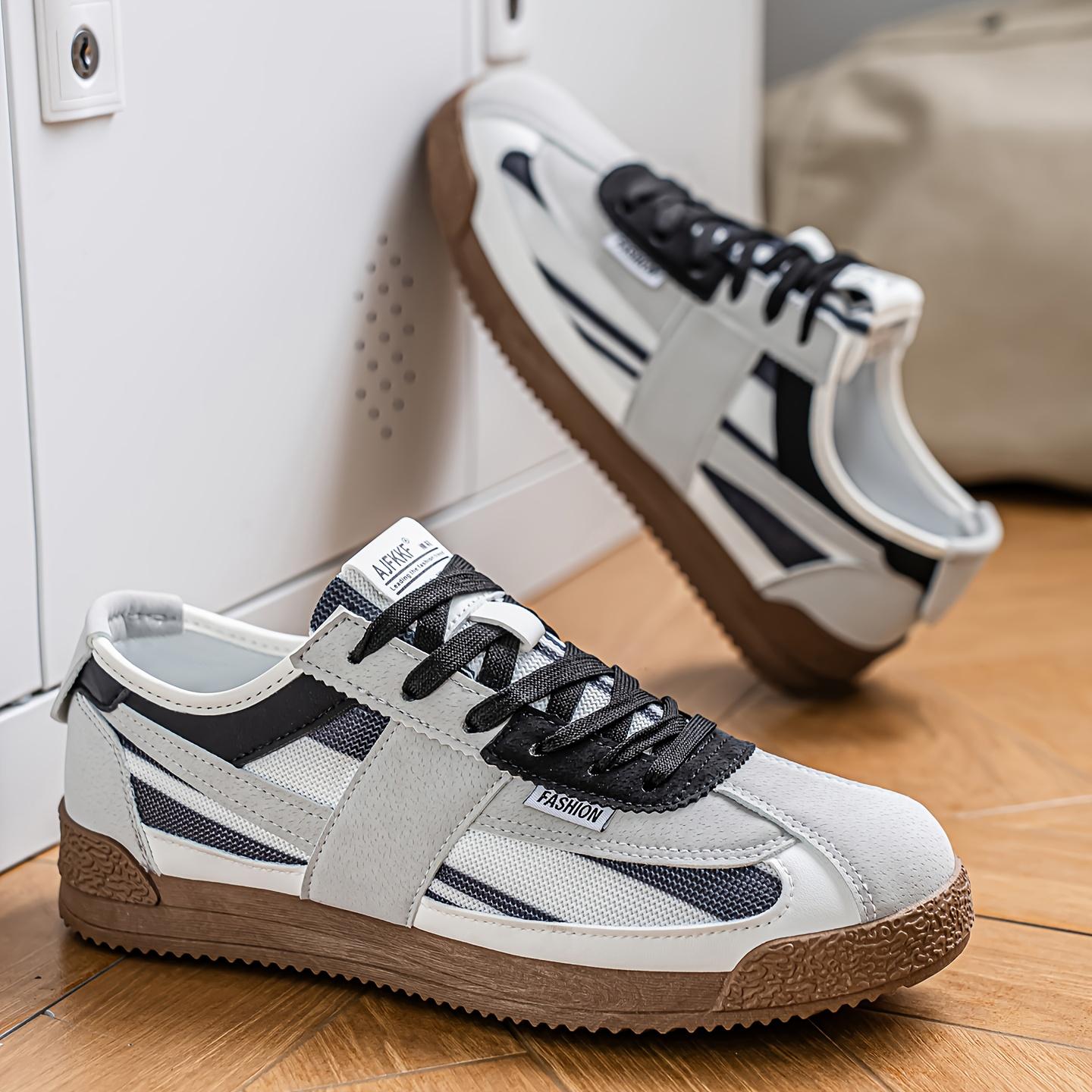 

Мужские дышащие низкие кроссовки, с амортизирующей удобной подошвой, в полоску и однотонные, на шнуровке, с круглым носком, для тренировок, спортзала и повседневной носки 39 чёрный