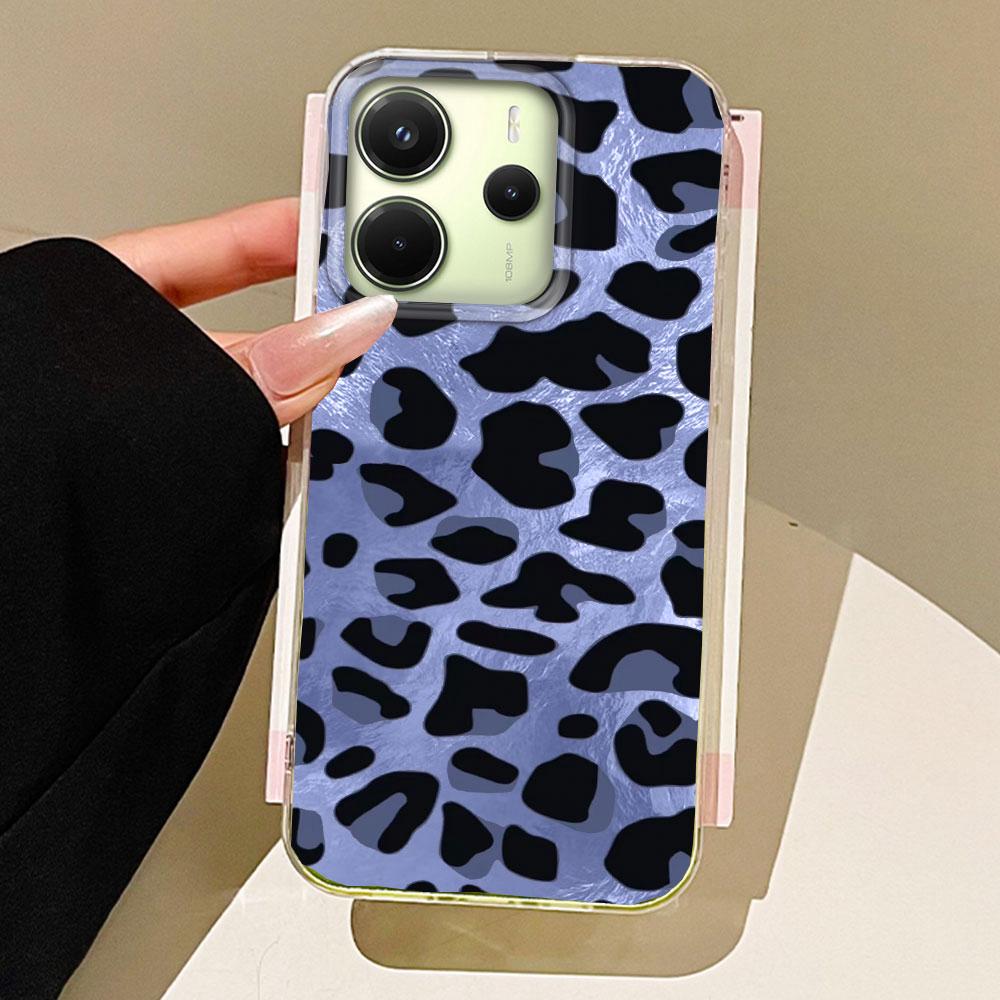 

Retro Leopard Vortex Pattern Phone Case for Xiaomi Redmi Note 14 13 12 11 11S 10 10S 8 9 Pro 15C 9C 13C 14C A3 A3X 9C A1 Cover Redmi A1 білий