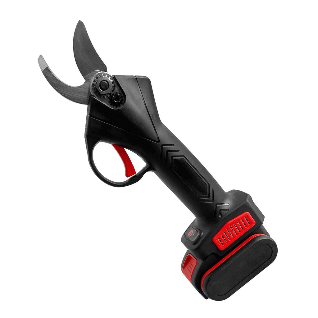 36V Cordless Electric Pruning Shears Garden Shears Tree Trimmer Branch Cutter with Lithium Battery Adapter for Gardening