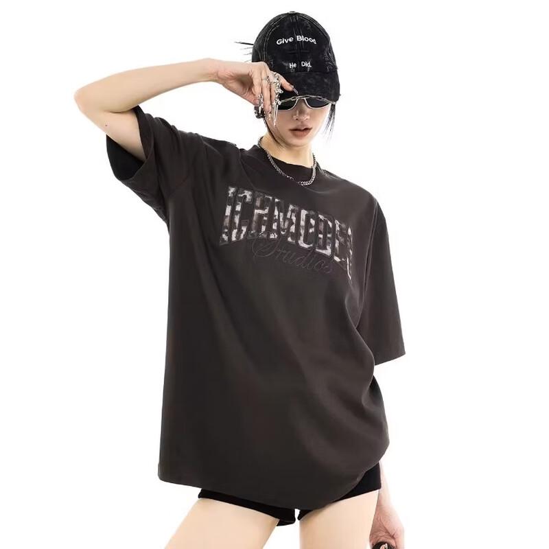 ICH MODE Women s Cooling Leopard Print Loose T-Shirt XL