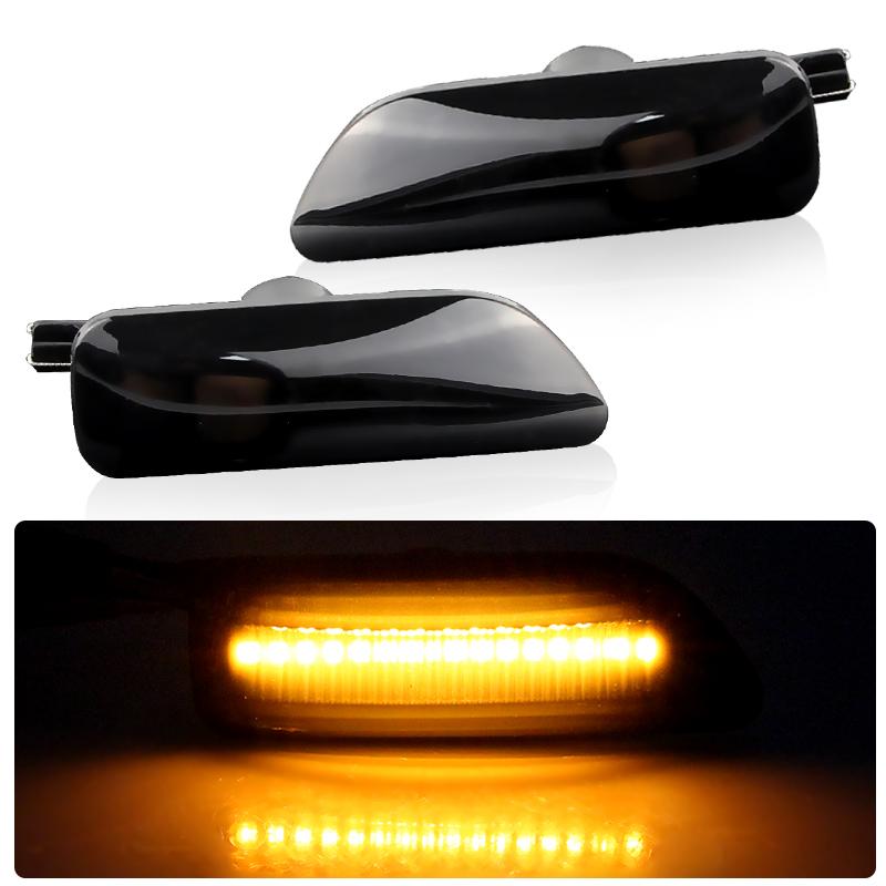 2 Stück LED Dynamische Seitenblinker Leuchte Für Volvo S60 V70 XC90 S80 XC70 OEM#30722641/34432641A Blinker Leuchte 12V