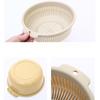 Kitchen Double-Layer Drain Basket Rotatable Storage Basket for Washing Vegetables Fruit Colander Baskets Kitchen Tools