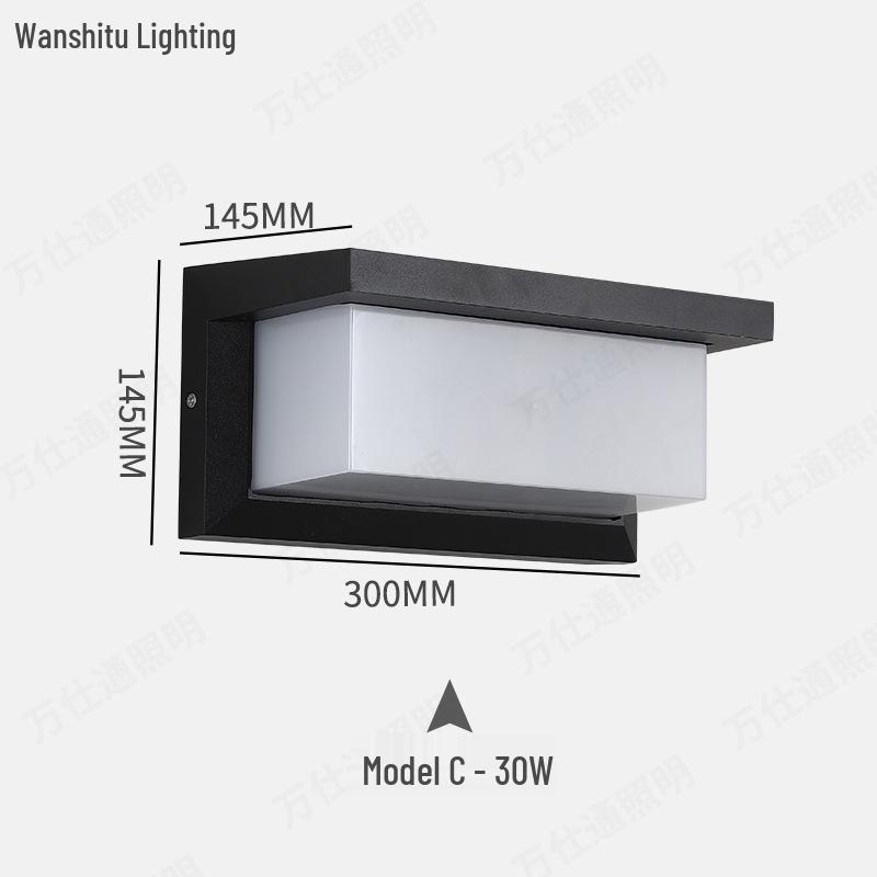 Nordic Waterproof LED Wall Lamp for Outdoor & Indoor Use