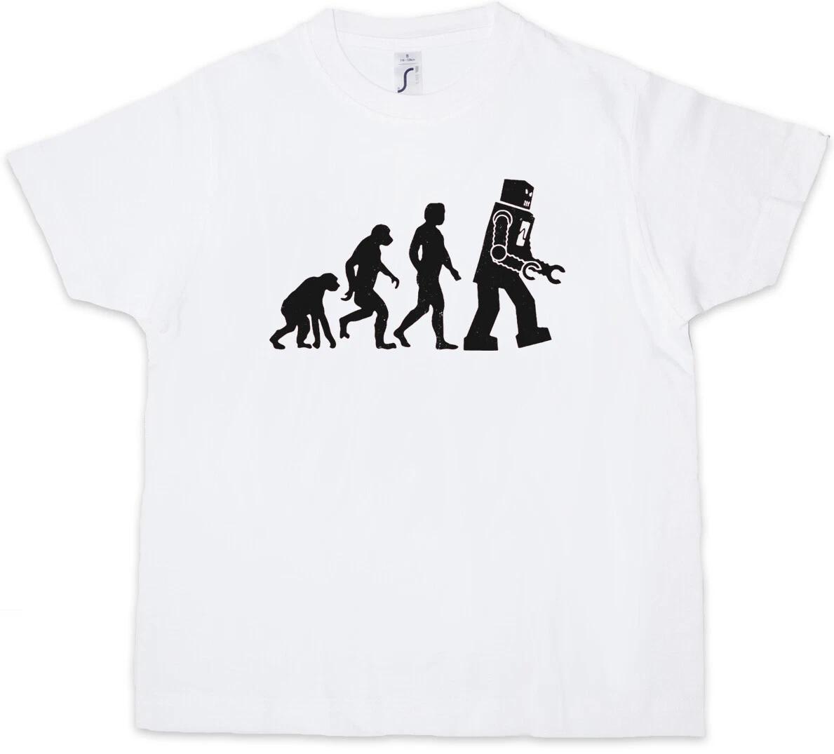 THE BIG ROBOT EVOLUTION BANG THEORY Kids Boys kids boys T-Shirt Sheldon Nerd Cooper 130