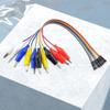 10PCS Alligator Clips Double-ended Clips Crocodile Cable 20CM 30CM Alligator Jumper Wire Test Leads Alligator Clips DuPont Wire
