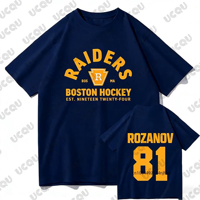 Llya Rozanov 81Bos Raiders Trička TV Horký Rivalita Potisk Dámské Bavlněné Tričko Letní Krátký Rukáv Módní Streetwear Unisex Top