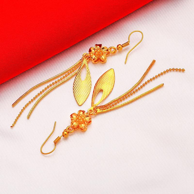 New Fashionable Rose Tassel Earrings, Fashionable Personality, Retro, Light Luxury, High End Earrings