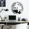 Simple Chinese Style Small Panda Bamboo Bedroom Living Room Beautification Decoration Wall Stickers