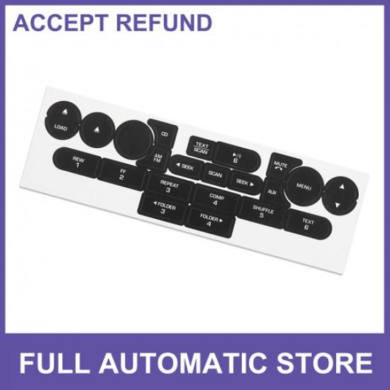 Car Front Radio Stereo Button Decals Stickers  for Ford for Mustang 05-09