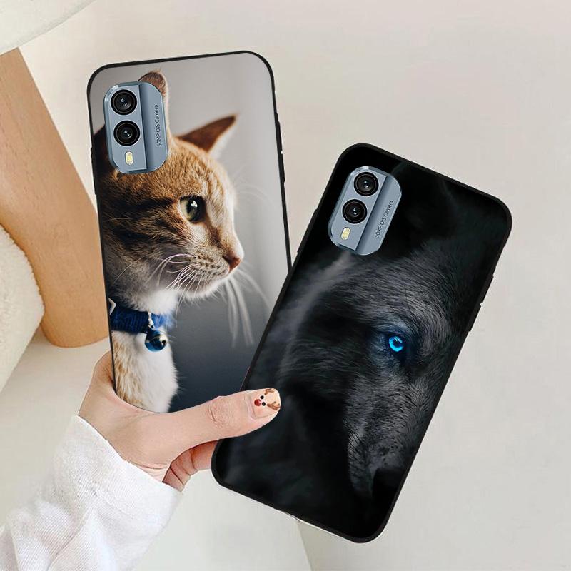 For Nokia X20 X10 Case Astronaut Black Silicon Soft TPU Phone Cases for Nokia X30 C10 C20 G10 G20 Protective Back Shells Coque