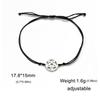 Pentacle Couple Bracelet on Hand for Women Men Stainless Steel Star Pentagram Jewelry Gold Box Chain Bracelets Gift