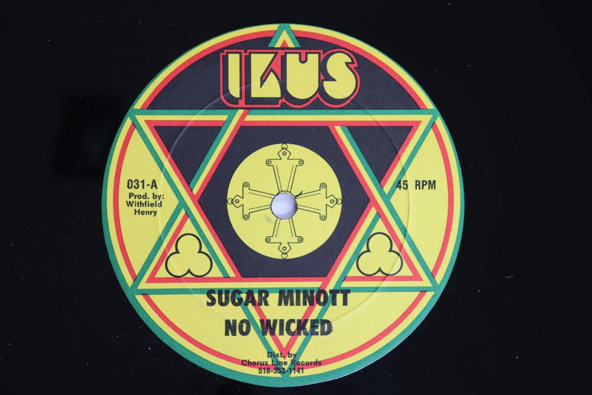 

12inch Record SUGAR MINOTT No Wicked Version 031 IKUS US Reggae Ska Dub Used
