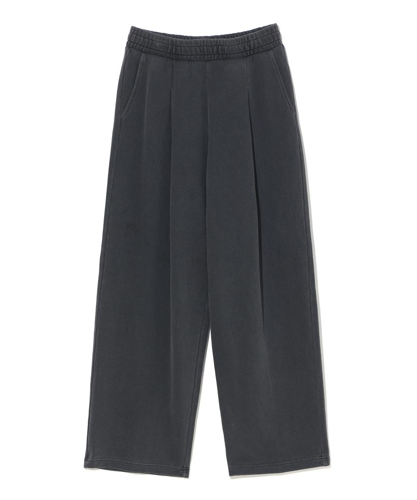 PENDULUM Garment-Dyed Single-Pleat Wide Pants Lq6Pu185_Charcoal
