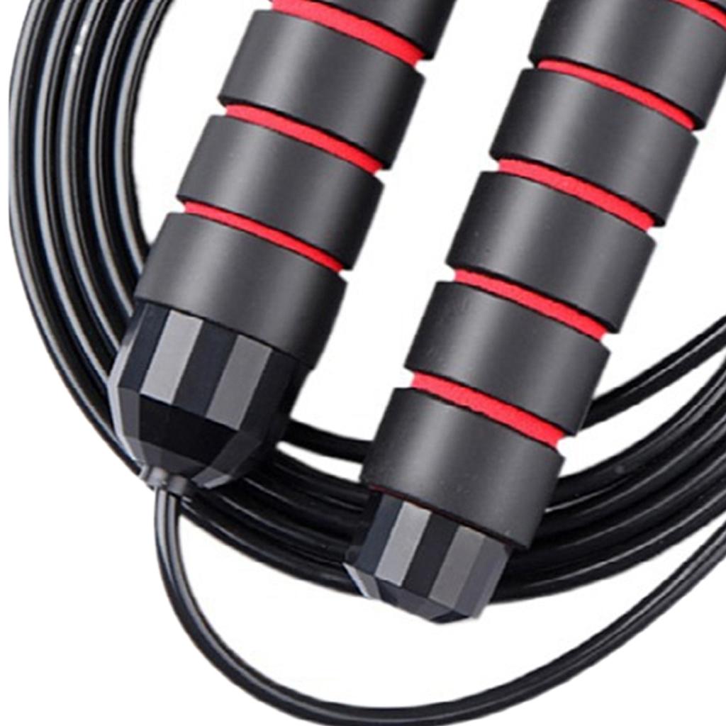 Adjustable Jump Rope Steel Wire Skipping Rope Fast Burning Workout Speed Training Jumping Rope for Students Adults