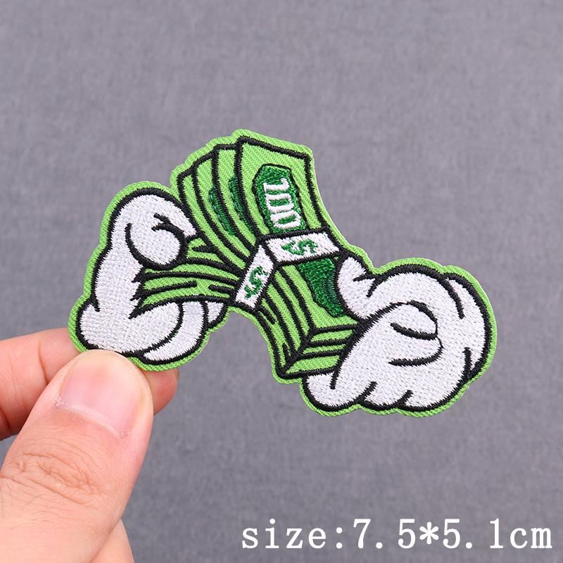 Letters Slogan Embroidery Patch Iron On Embroidery Patches For Clothing Thermoadhesive Patches On Clothes Book Lover Patch Decor