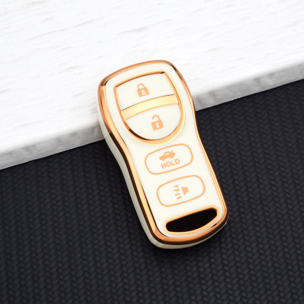 3/4 Buttons Car Key Fob Case for Nissan Sentra Armada 350Z Altima Maxima For Infiniti FX35 EX35 FX45 QX56 G35 M45 I35 Keychain
