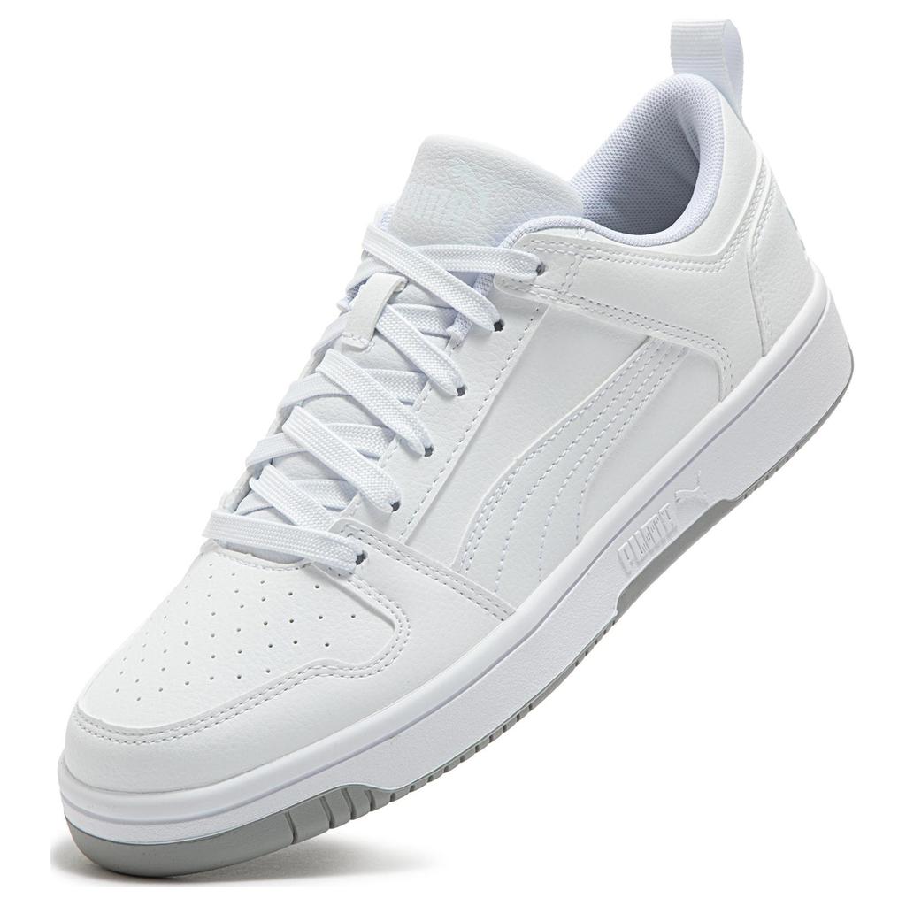 New PUMA Rebound Layup Low Top Skateboard Shoes Unisex White 396122-01