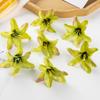 10/30PCS Silk Lily Artificial Flower Wedding Festival Party Garden Home Room Vase Table Decoration Wreath Scrapbook Diy Gift Box