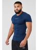 2024 Men's Muscle Fit Short Sleeve Gym T-shirt for Summer Outdoor Running and Training