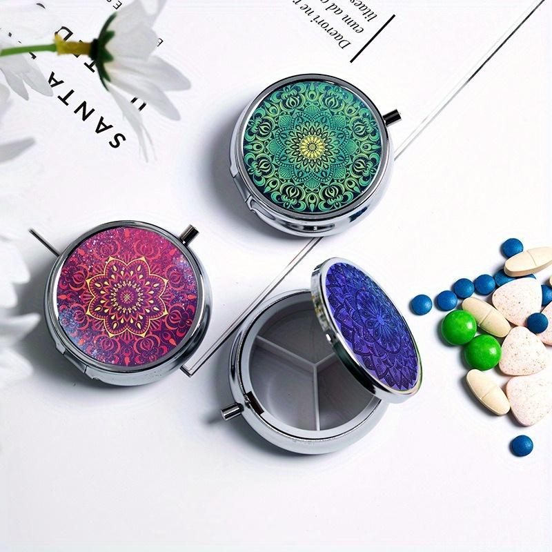 1PC 3-Compartment Mini Portable Jewelry Storage Bag Travel Organizer Travel Essential Storage Box