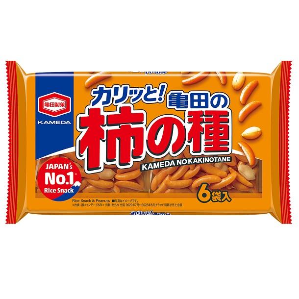 Kameda Seika Kameda's Kaki No Tan, 6-Pack, 182g (x1 Bag)