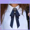 For Women Tie Bow Bowknot Necktie Elegant Ribbon Vintage College Style Solid Color Bowties