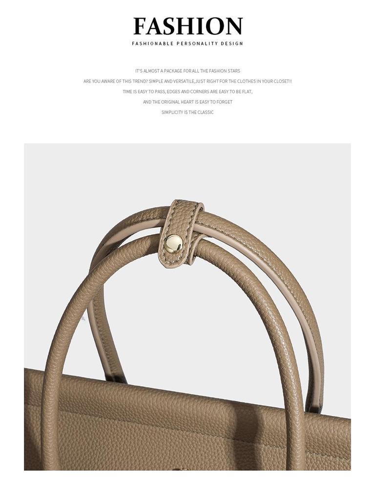 DSGUTWO 2025 Large Capacity Crossbody Travel Tote In High-Grade Grain Leather