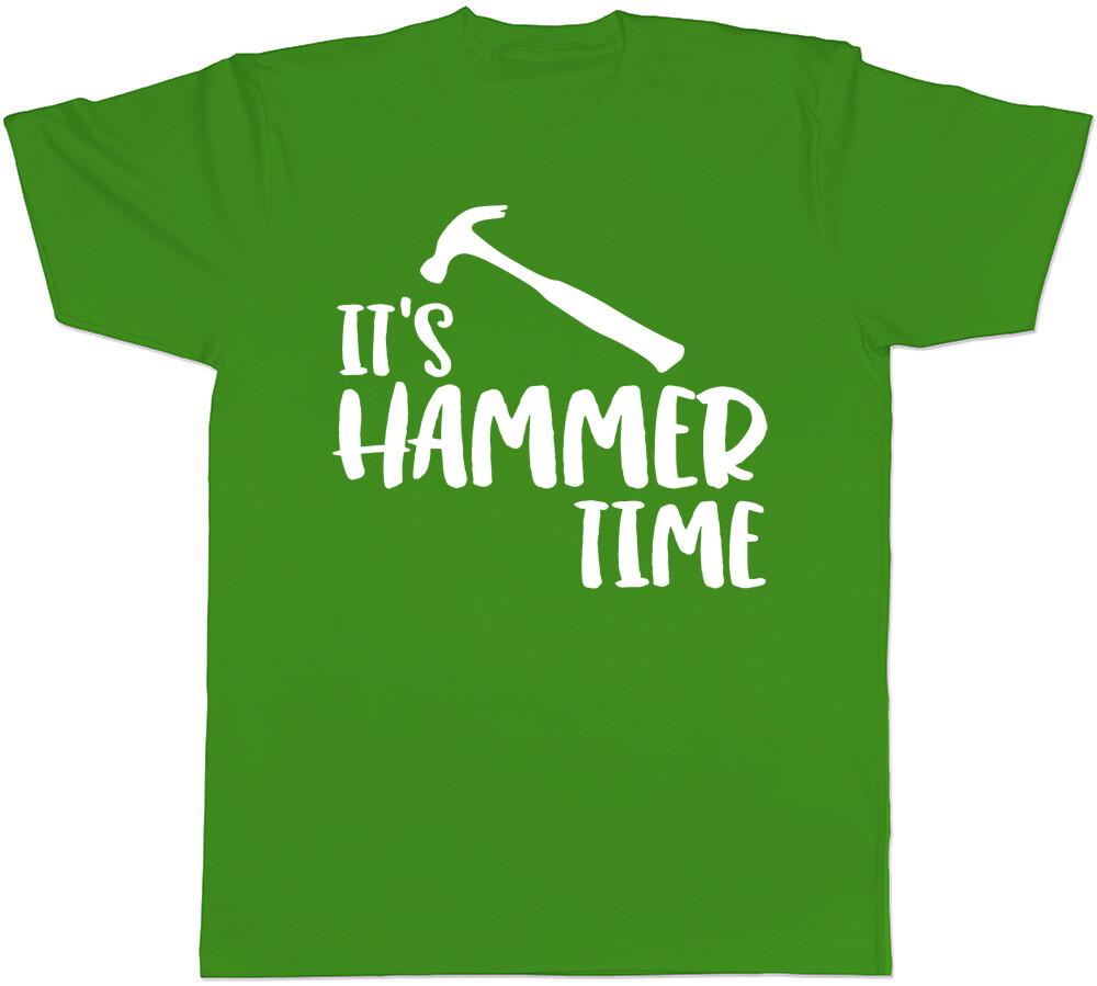 Mens DIY TShirt Funny Hammer Time Tools Handyman Fathers Day Birthday Tee