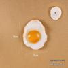 Heart-shaped Fried Egg Fridge Magnet - Fake Boiled Egg Kitchen Decoration Toy