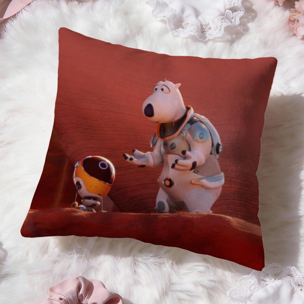 Cute B-Backkom Cushion Cover Premium Comfort Reversible Pillow Cove -Two in One Design for Any Room & Car Interior