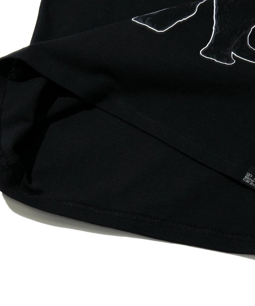 go slow caravan 341914USA/C Chinese Noodle Cat Tee Black L