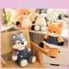 Adorable Forest Plush Fox Doll Perfect For Kids Soft Pp Cotton Cuddly Animal Toy