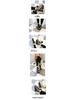 2025 Summer Women's Roman High Heel Sandals - Color Block Cross Straps, 12cm Wedge, Peep Toe