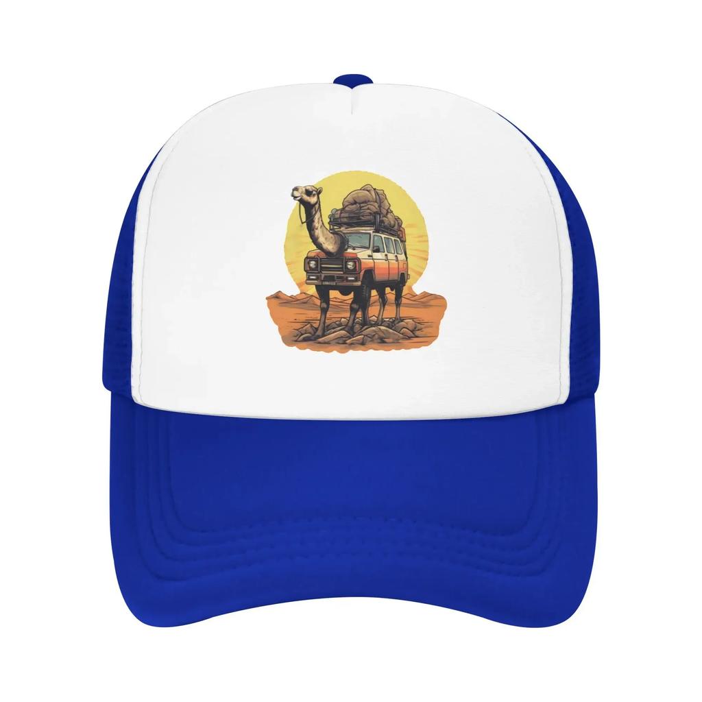 Camels Trophy Desert Caravan Gone Wrong Custom Mesh Baseball Caps Men  Printing Female Beach Dad Hats Peaked Cap