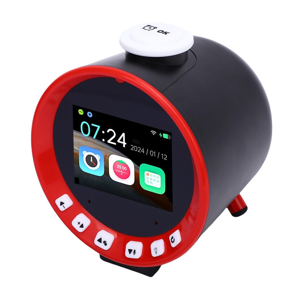 AI Smart Alarm Clock WiFi Educational Multifunctional Digital Alarm Clock Voice Reminder for Students