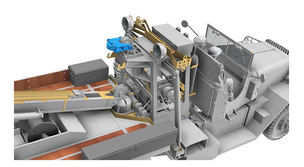 Thunder Models Escala 1/35 Caminhão de Reboque Pesado Americano Ward LaFrance M1A1, Teto Aberto, 1943, Kit de Modelo de Plástico TB35014 (Veículo militar)