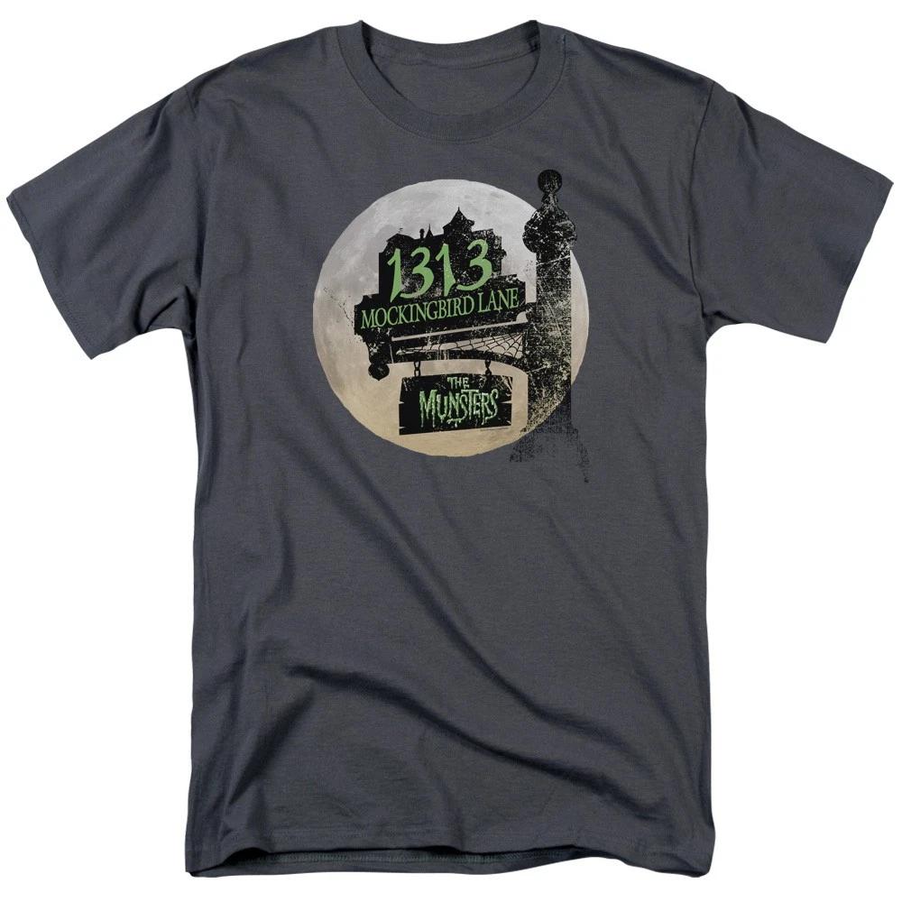 The Munsters - Moonlit Address -  Unisex Short Sleeve Children s T-shirt - Gray 100