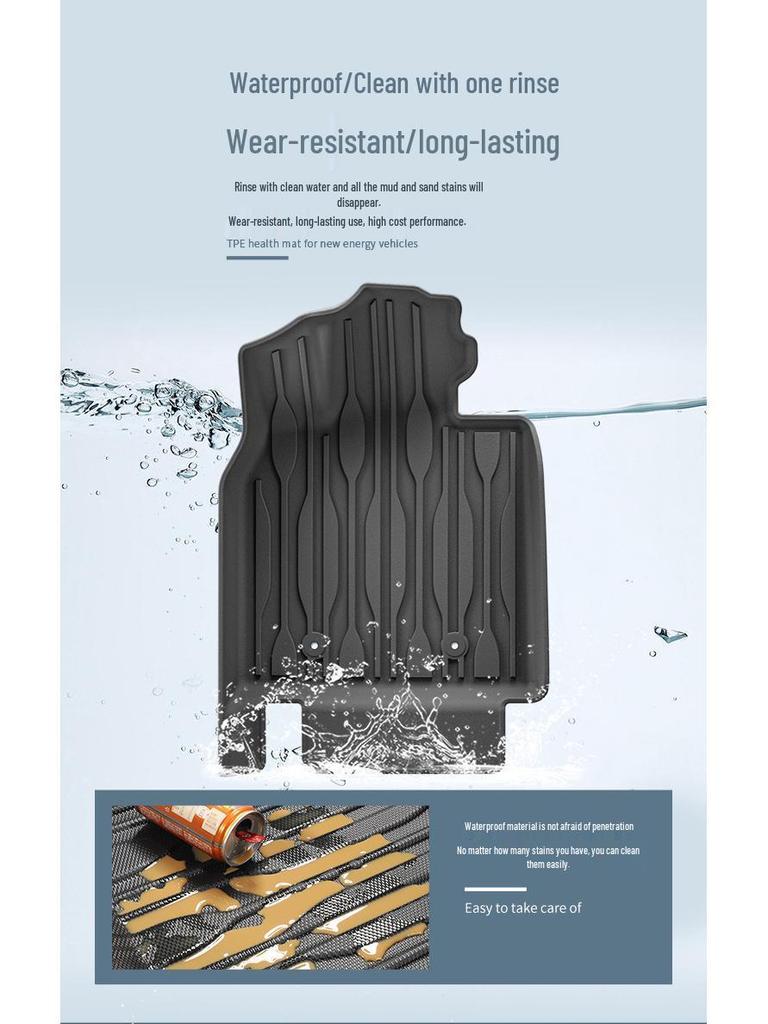 Eco-Friendly TPE Floor Mats & Trunk Liner for 2025 BYD Qin PLUS EV Cars