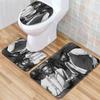 Halloween Bathroom Three-Piece Floor Mat Household Door Mat Bedroom Living Room Carpet