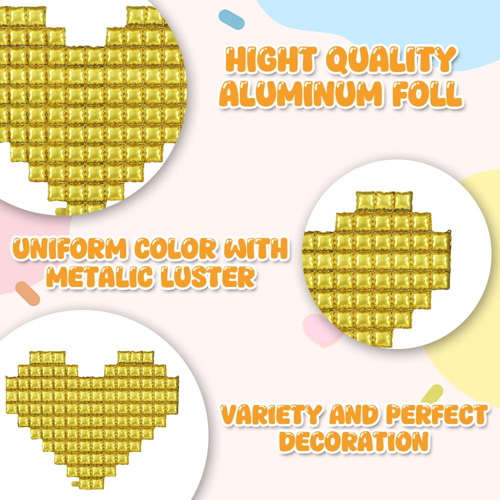 Heart Shaped Background Wall Foil Balloon Love Letter Balloons for Wedding Party Happy Valentines Day Home Decoration Supplies