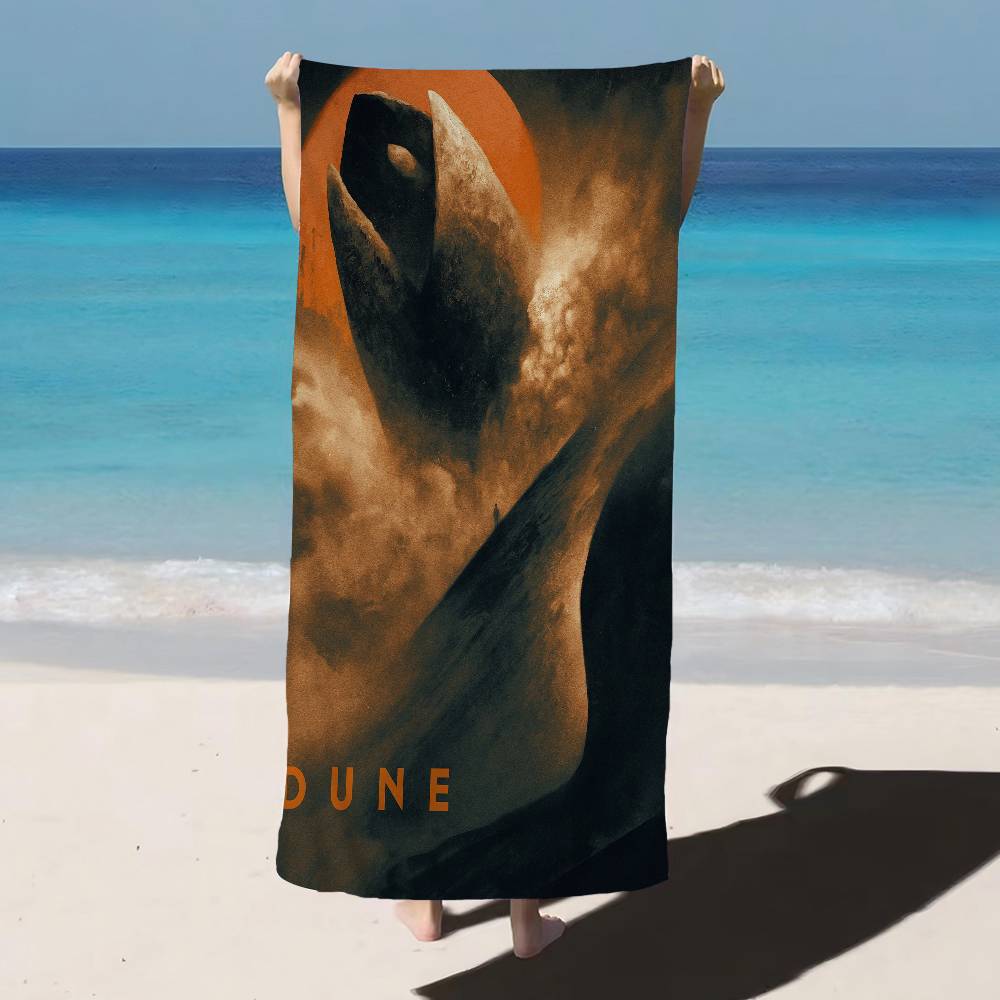 Science Fiction Movie D-Dune Big Microfiber Beach Towels Quick Dry Towel Sand Beach Towels Pool Towel For Travel Swim Pool Yoga