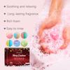 Merry Christmas Bath Ball Bubble Bath Products Spa Stress Relief Relax Organic Rose Lemon Lavender Handmade Surprise Gift Set